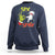 Funny Six Seven Christmas Sweatshirt 67 Meme Xmas Santa Elf Hand Gen Alpha - Wonder Print Shop