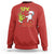 Funny Six Seven Christmas Sweatshirt 67 Meme Xmas Santa Elf Hand Gen Alpha - Wonder Print Shop