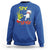 Funny Six Seven Christmas Sweatshirt 67 Meme Xmas Santa Elf Hand Gen Alpha - Wonder Print Shop