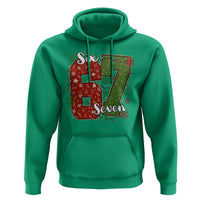 67 Christmas Hoodie Funny Six Seven Meme Gen Alpha Slang Snowflake - Wonder Print Shop