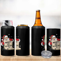Funny 67 Christmas 4 in 1 Can Cooler Tumbler Naughty List Kids Who Say Six Seven Santa - Wonder Print Shop