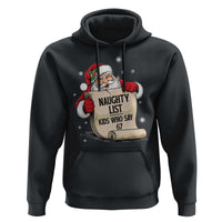 Funny 67 Christmas Hoodie Naughty List Kids Who Say Six Seven Santa - Wonder Print Shop