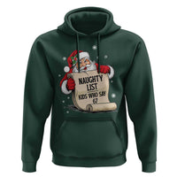 Funny 67 Christmas Hoodie Naughty List Kids Who Say Six Seven Santa - Wonder Print Shop