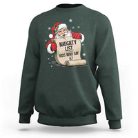 Funny 67 Christmas Sweatshirt Naughty List Kids Who Say Six Seven Santa - Wonder Print Shop