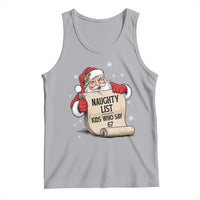 Funny 67 Christmas Tank Top Naughty List Kids Who Say Six Seven Santa - Wonder Print Shop