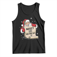 Funny 67 Christmas Tank Top Naughty List Kids Who Say Six Seven Santa - Wonder Print Shop
