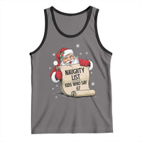 Funny 67 Christmas Tank Top Naughty List Kids Who Say Six Seven Santa - Wonder Print Shop