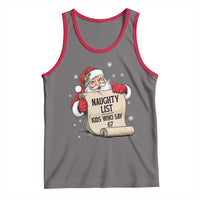 Funny 67 Christmas Tank Top Naughty List Kids Who Say Six Seven Santa - Wonder Print Shop