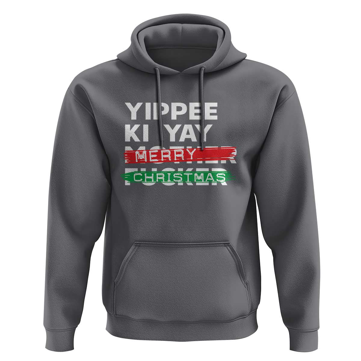 Funny Yippee Ki Yay Merry Christmas Hoodie Nakatomi Plaza Brushed