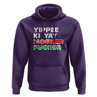 Funny Yippee Ki Yay Merry Christmas Hoodie Nakatomi Plaza Brushed