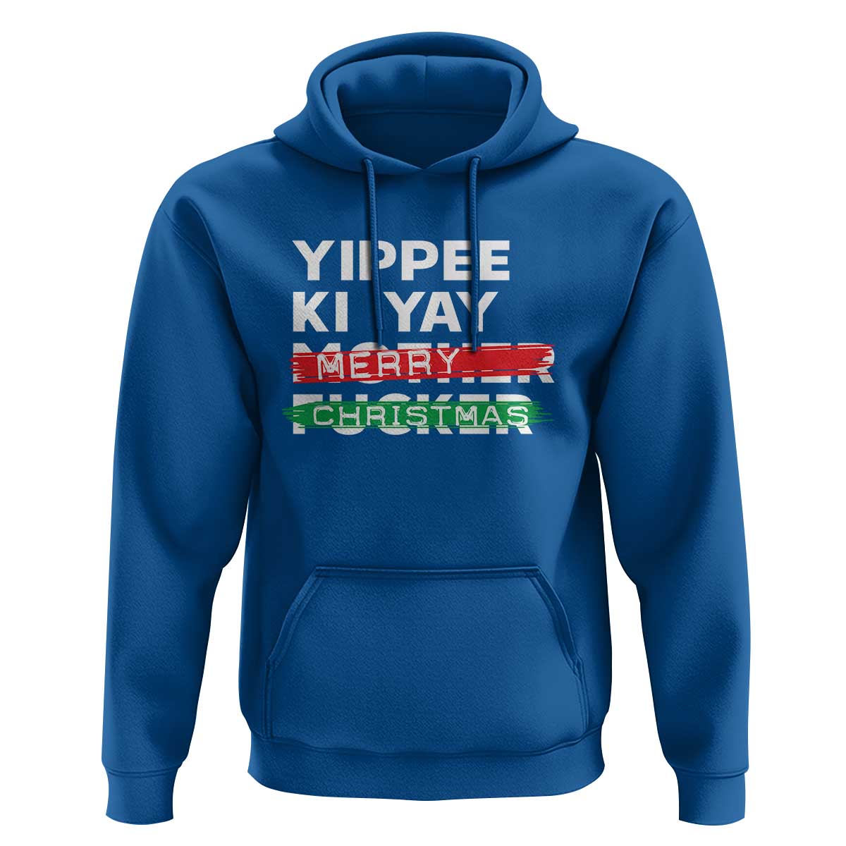 Funny Yippee Ki Yay Merry Christmas Hoodie Nakatomi Plaza Brushed