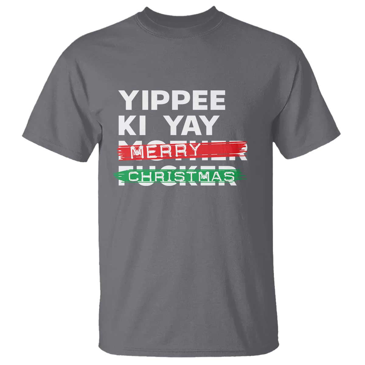 Funny Yippee Ki Yay Merry Christmas T Shirt Nakatomi Plaza Brushed - Wonder Print Shop