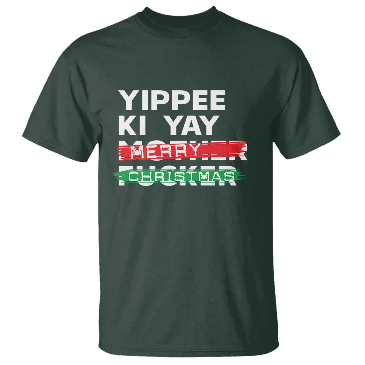 Funny Yippee Ki Yay Merry Christmas T Shirt Nakatomi Plaza Brushed - Wonder Print Shop