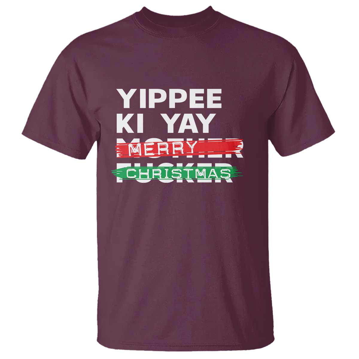 Funny Yippee Ki Yay Merry Christmas T Shirt Nakatomi Plaza Brushed - Wonder Print Shop