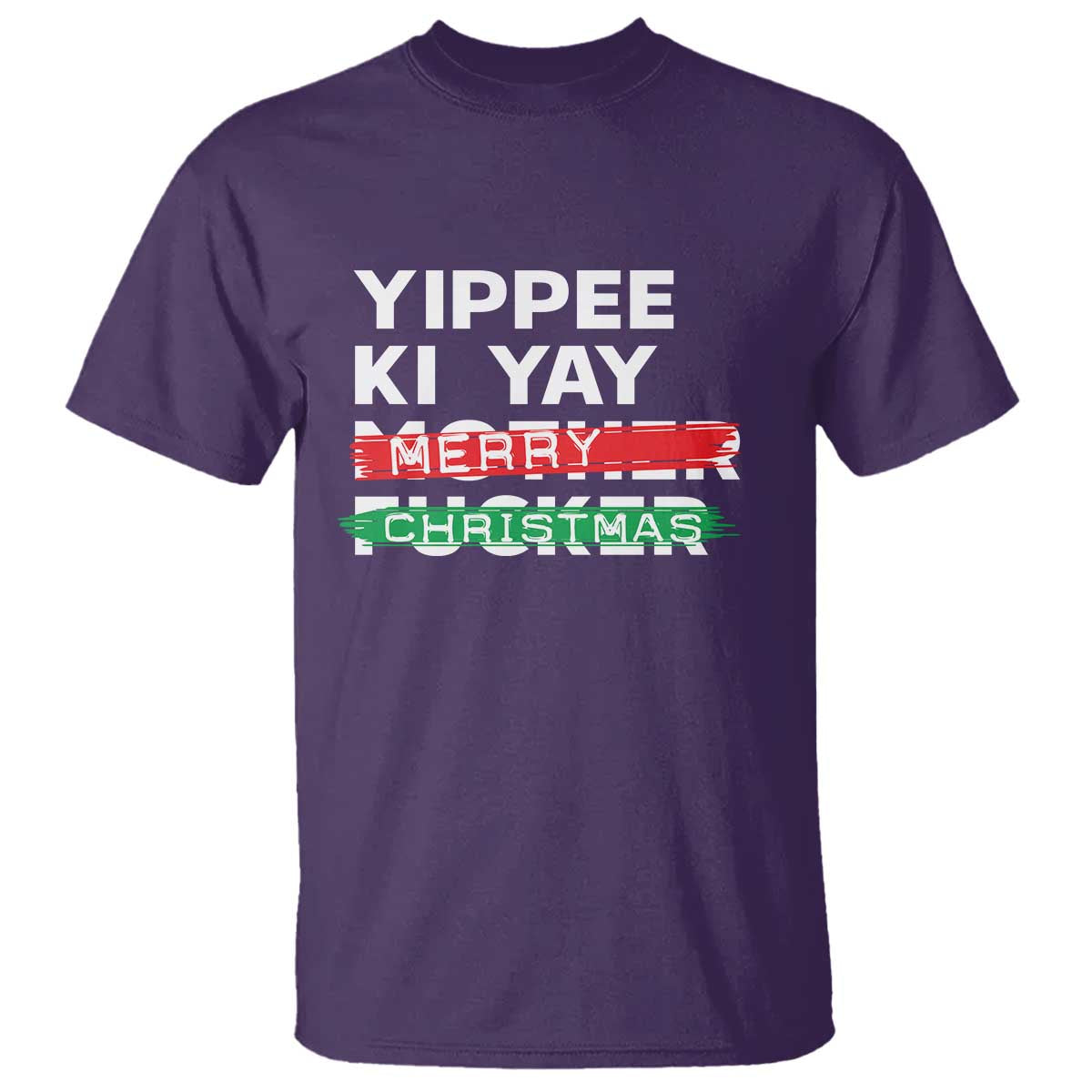 Funny Yippee Ki Yay Merry Christmas T Shirt Nakatomi Plaza Brushed - Wonder Print Shop