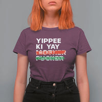Funny Yippee Ki Yay Merry Christmas T Shirt For Women Nakatomi Plaza Brushed - Wonder Print Shop