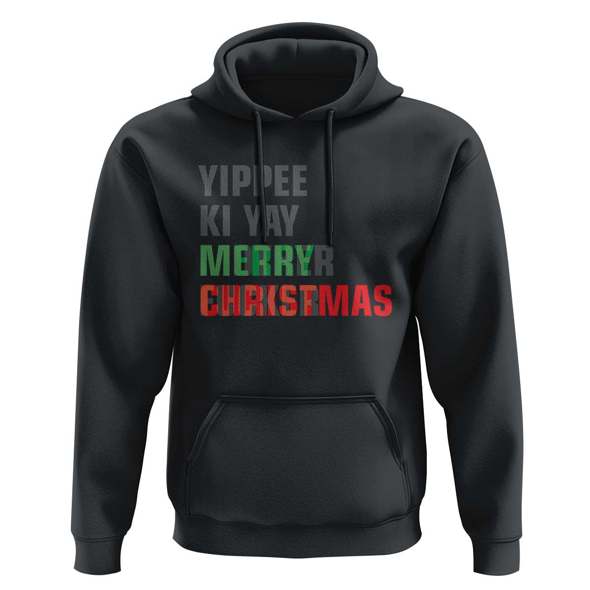 Funny Yippee Ki Yay Merry Christmas Hoodie Xmas Nakatomi Plaza Hiden Text