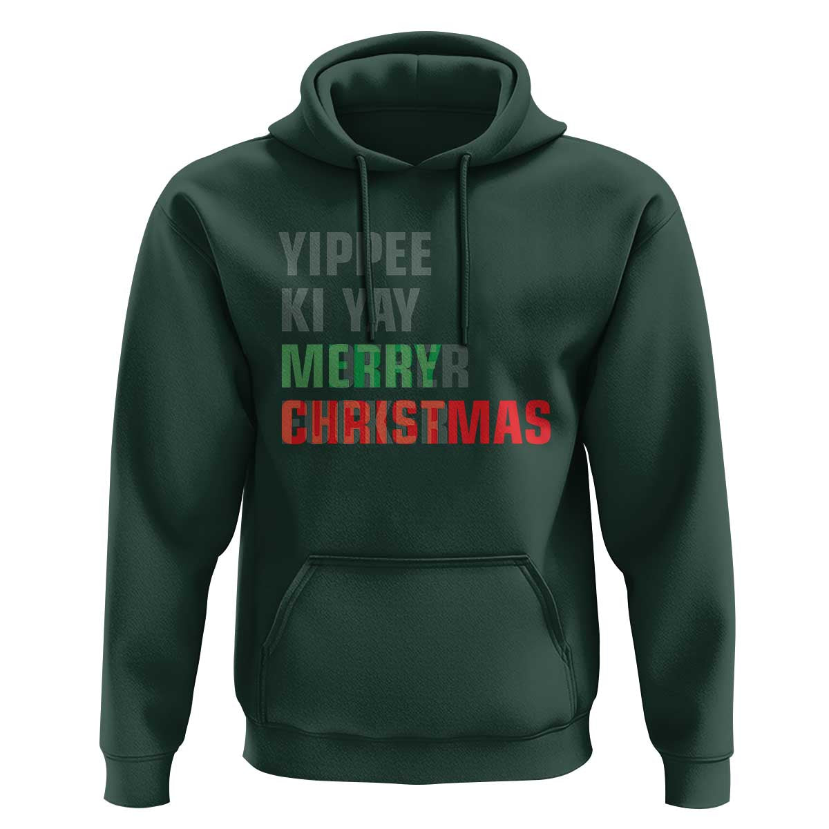 Funny Yippee Ki Yay Merry Christmas Hoodie Xmas Nakatomi Plaza Hiden Text