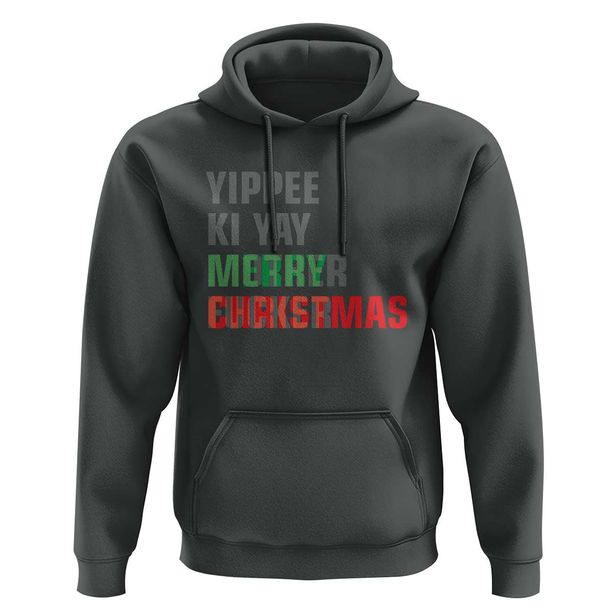 Funny Yippee Ki Yay Merry Christmas Hoodie Xmas Nakatomi Plaza Hiden Text