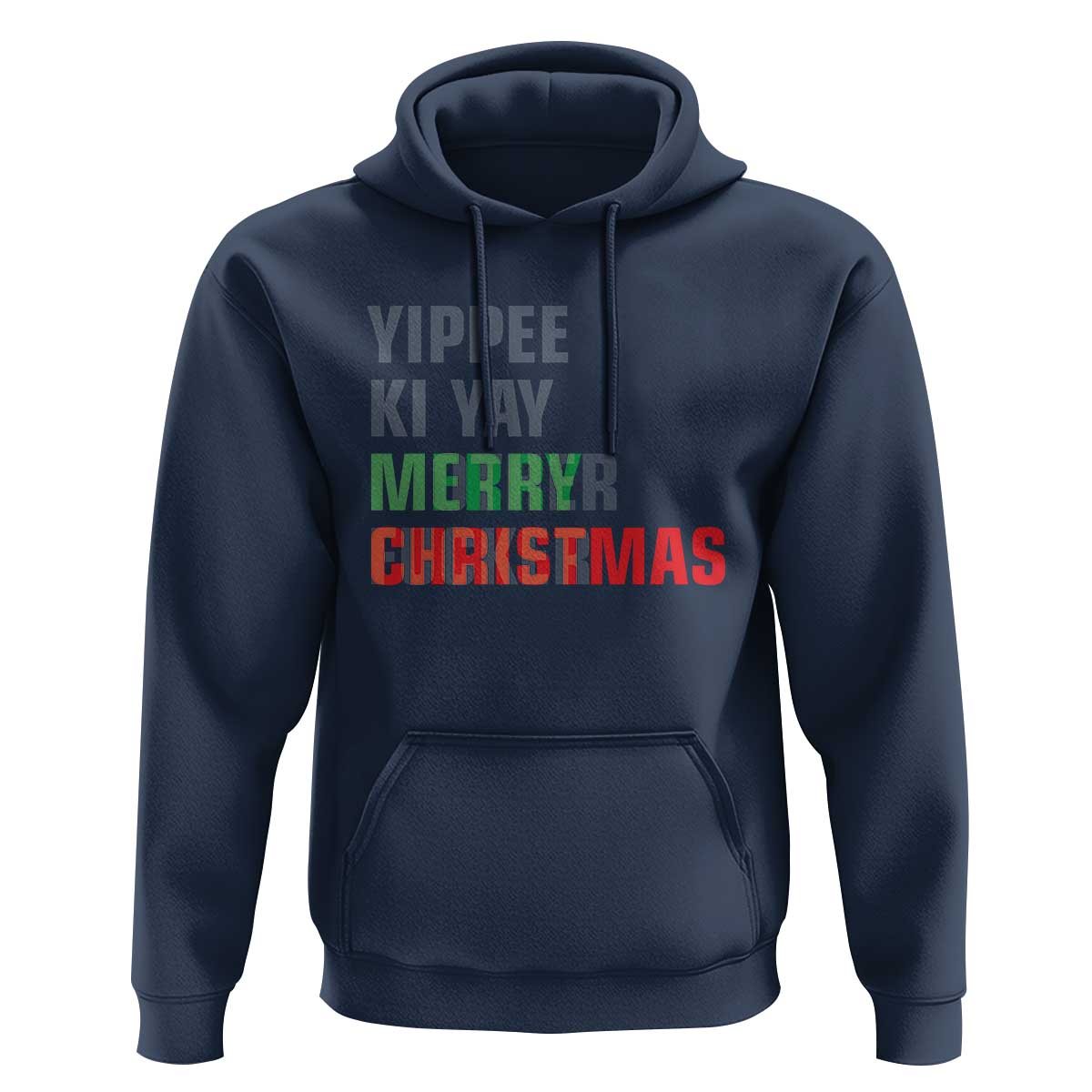 Funny Yippee Ki Yay Merry Christmas Hoodie Xmas Nakatomi Plaza Hiden Text
