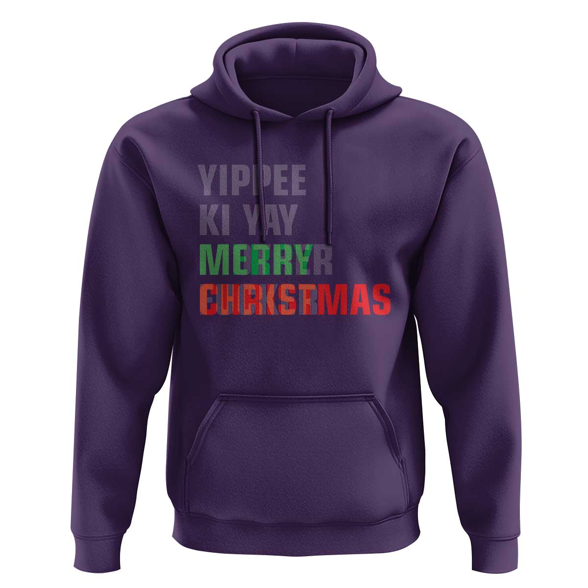 Funny Yippee Ki Yay Merry Christmas Hoodie Xmas Nakatomi Plaza Hiden Text
