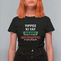 Funny Yippee Ki Yay Merry Christmas T Shirt For Women Xmas Nakatomi Plaza - Wonder Print Shop