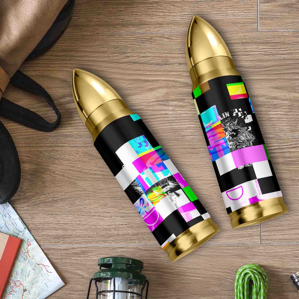 Funny Cowboy Raccoon Rollin Into 2026 Bullet Tumbler New Year Dumpster Fire 2026 Rodeo - Wonder Print Shop