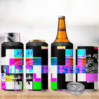 Funny Cowboy Raccoon Rollin Into 2026 4 in 1 Can Cooler Tumbler New Year Dumpster Fire 2026 Rodeo - Wonder Print Shop
