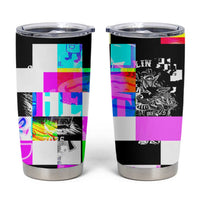 Funny Cowboy Raccoon Rollin Into 2026 Tumbler Cup New Year Dumpster Fire 2026 Rodeo - Wonder Print Shop
