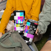 Funny Cowboy Raccoon Rollin Into 2026 Tumbler Cup New Year Dumpster Fire 2026 Rodeo - Wonder Print Shop