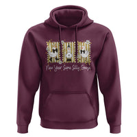 Funny New Year Same Silly Goose Hoodie New Year Eve Goose Squad Faux Glitter - Wonder Print Shop