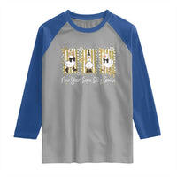 Funny New Year Same Silly Goose Raglan Shirt New Year Eve Goose Squad Faux Glitter - Wonder Print Shop