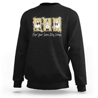 Funny New Year Same Silly Goose Sweatshirt New Year Eve Goose Squad Faux Glitter - Wonder Print Shop