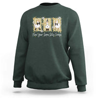 Funny New Year Same Silly Goose Sweatshirt New Year Eve Goose Squad Faux Glitter - Wonder Print Shop