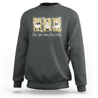 Funny New Year Same Silly Goose Sweatshirt New Year Eve Goose Squad Faux Glitter - Wonder Print Shop