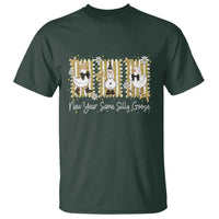 Funny New Year Same Silly Goose T Shirt New Year Eve Goose Squad Faux Glitter - Wonder Print Shop