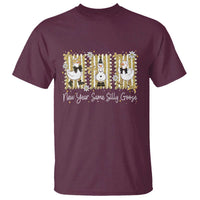 Funny New Year Same Silly Goose T Shirt New Year Eve Goose Squad Faux Glitter - Wonder Print Shop