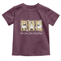 Funny New Year Same Silly Goose Toddler T Shirt New Year Eve Goose Squad Faux Glitter - Wonder Print Shop