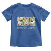 Funny New Year Same Silly Goose Toddler T Shirt New Year Eve Goose Squad Faux Glitter - Wonder Print Shop