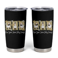 Funny New Year Same Silly Goose Tumbler Cup New Year Eve Goose Squad Faux Glitter - Wonder Print Shop