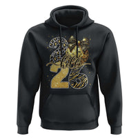 Happy New Year 2026 Hoodie Hello 2026 Disco Ball Coquette Bow Faux Glitter - Wonder Print Shop