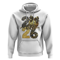 Happy New Year 2026 Hoodie Hello 2026 Disco Ball Coquette Bow Faux Glitter - Wonder Print Shop