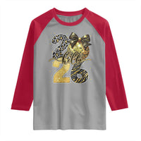 Happy New Year 2026 Raglan Shirt Hello 2026 Disco Ball Coquette Bow Faux Glitter - Wonder Print Shop