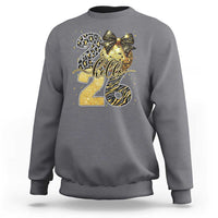 Happy New Year 2026 Sweatshirt Hello 2026 Disco Ball Coquette Bow Faux Glitter - Wonder Print Shop