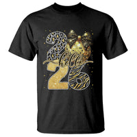Happy New Year 2026 T Shirt Hello 2026 Disco Ball Coquette Bow Faux Glitter - Wonder Print Shop