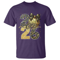 Happy New Year 2026 T Shirt Hello 2026 Disco Ball Coquette Bow Faux Glitter - Wonder Print Shop