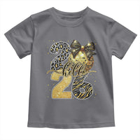 Happy New Year 2026 Toddler T Shirt Hello 2026 Disco Ball Coquette Bow Faux Glitter - Wonder Print Shop