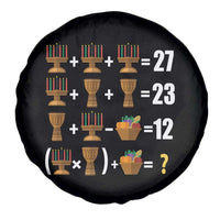 Funny 67 Kwanzaa Math Spare Tire Cover Six Seven Meme Kinara Candles African American Christmas - Wonder Print Shop