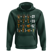 Funny 67 Kwanzaa Math Hoodie Six Seven Meme Kinara Candles African American Christmas - Wonder Print Shop