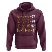 Funny 67 Kwanzaa Math Hoodie Six Seven Meme Kinara Candles African American Christmas - Wonder Print Shop